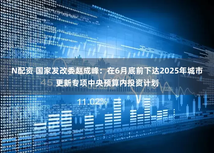 N配资 国家发改委赵成峰：在6月底前下达2025年城市更新专项中央预算内投资计划