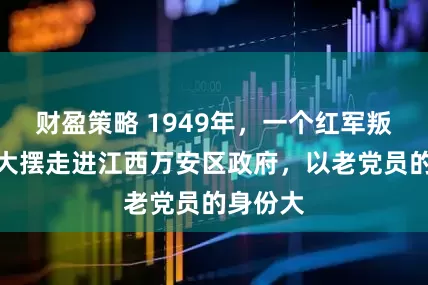 财盈策略 1949年，一个红军叛徒大摇大摆走进江西万安区政府，以老党员的身份大
